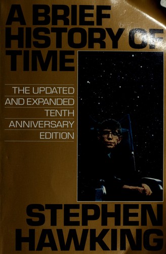 Cover of A Brief History of Time by Stephen Hawking