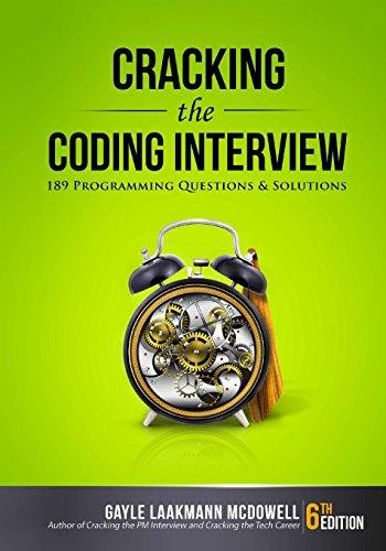 Cover of Cracking the Coding Interview by Gayle Laakmann McDowell